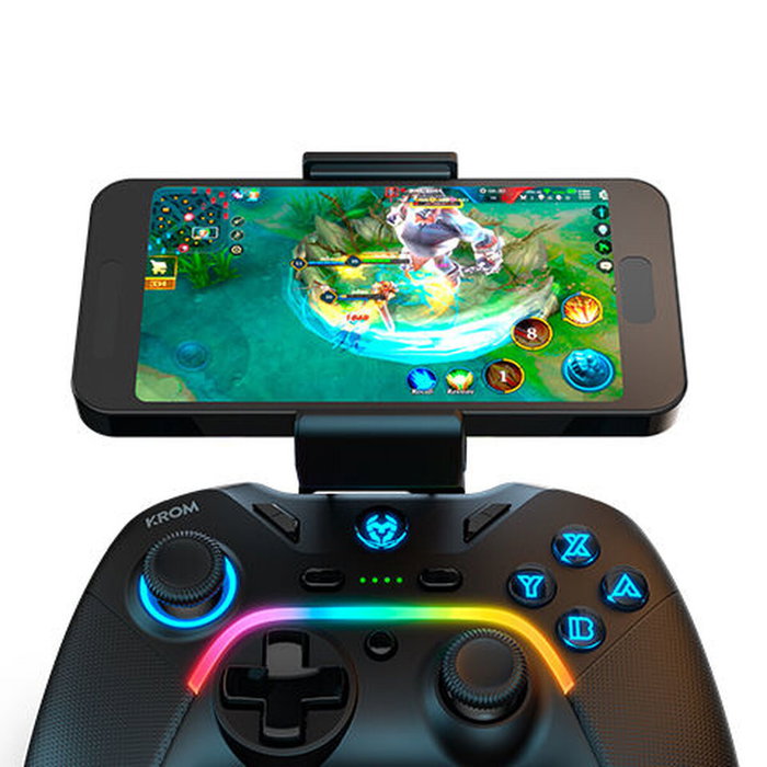 Krom Kayros Gamepad Inalámbrico RGB Negro Krom Kayros Gamepad Inalámbrico RGB Negro