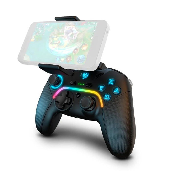 Krom Kayros Gamepad Inalámbrico RGB Negro Krom Kayros Gamepad Inalámbrico RGB Negro