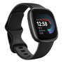 Fitbit Versa 4 Grafito - Reloj Inteligente con GPS, Monitor de Frecuencia Cardíaca, Batería de 6 Días, Resistente al Agua 50 m, Pantalla Táctil, Alexa