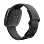 Fitbit Versa 4 Grafito - Reloj Inteligente con GPS, Monitor de Frecuencia Cardíaca, Batería de 6 Días, Resistente al Agua 50 m, Pantalla Táctil, Alexa