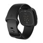 Fitbit Versa 4 Grafito - Reloj Inteligente con GPS, Monitor de Frecuencia Cardíaca, Batería de 6 Días, Resistente al Agua 50 m, Pantalla Táctil, Alexa