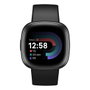 Fitbit Versa 4 Grafito - Reloj Inteligente con GPS, Monitor de Frecuencia Cardíaca, Batería de 6 Días, Resistente al Agua 50 m, Pantalla Táctil, Alexa