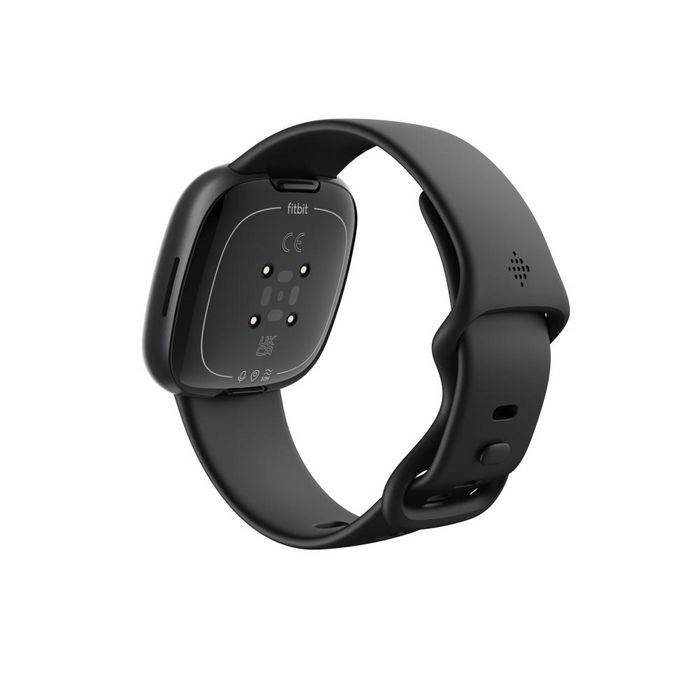 Fitbit Versa 4 Reloj Inteligente Black/Graphite, Monitor de Actividad Diaria, GPS Integrado, Google Maps y Google Wallet