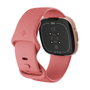 Fitbit Versa 4 copper rose - Reloj inteligente con GPS, pantalla táctil, monitor cardíaco, resistente al agua 50m