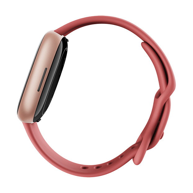 Fitbit Versa 4 copper rose - Reloj inteligente con GPS, pantalla táctil, monitor cardíaco, resistente al agua 50m