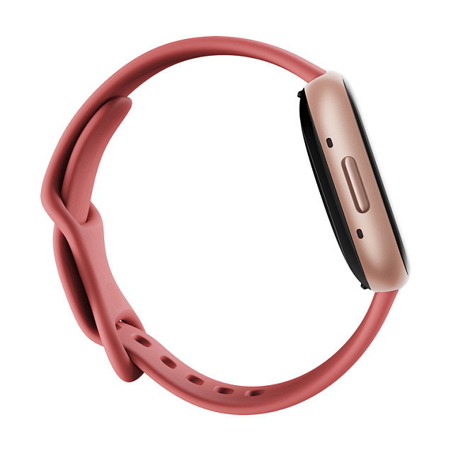Fitbit Versa 4 copper rose - Reloj inteligente con GPS, pantalla táctil, monitor cardíaco, resistente al agua 50m
