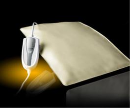 Daga Manta Eléctrica y Almohadilla EP 100W | Doble Uso: Confort Personal Contra Frío y Terapia para Alivio Muscular | Blanco, Amarillo