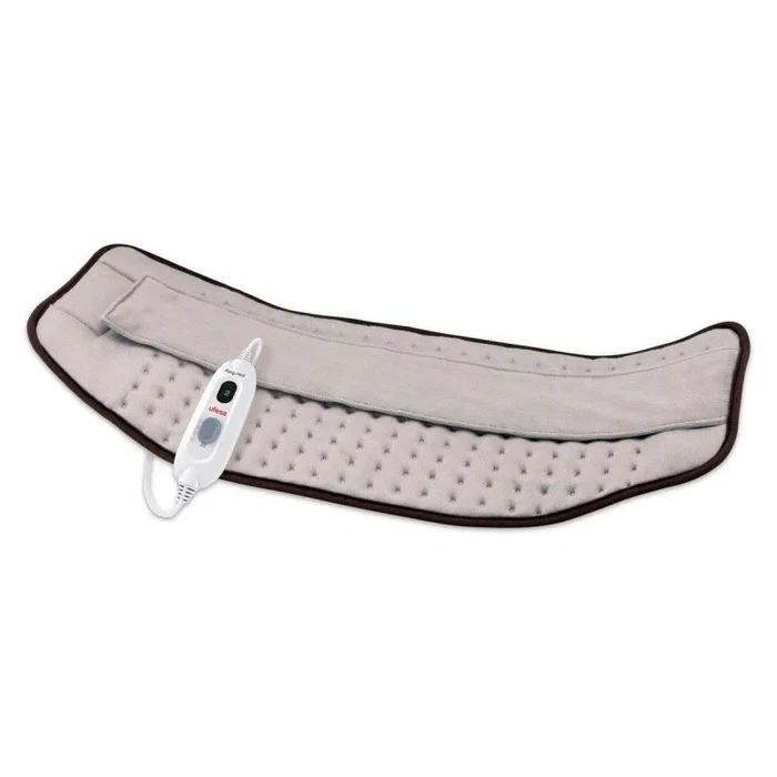Ufesa 10205387 Almohadilla Eléctrica Lumbar/Menstrual Flexy Heat, 100W, 29x69 cm, Microfibra, 3 Temperaturas, Apagado Automático