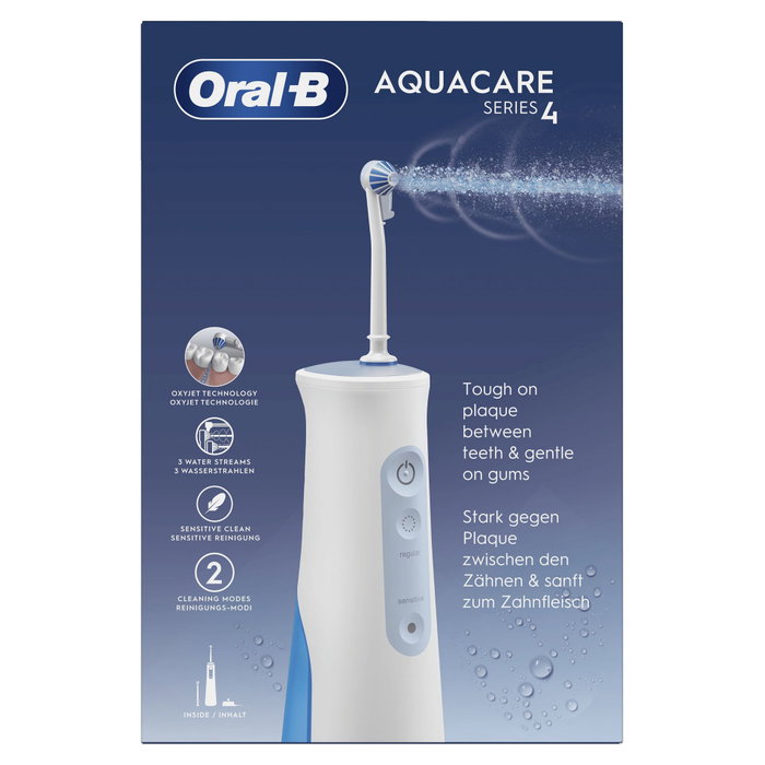 Oral-B AquaCare 4 Irrigador Dental Inalámbrico Blanco Oral-B AquaCare 4 Irrigador Dental Inalámbrico Blanco