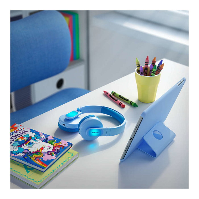 Philips TAK4206BL/00 Auriculares Bluetooth Inalámbricos para Niños, Azul