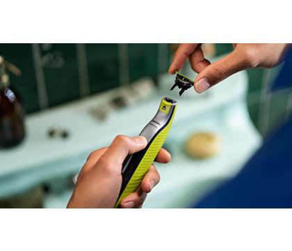 Philips Cuchillas de repuesto QP410/50 Negro, verde Philips Cuchillas de repuesto QP410/50 Negro, verde