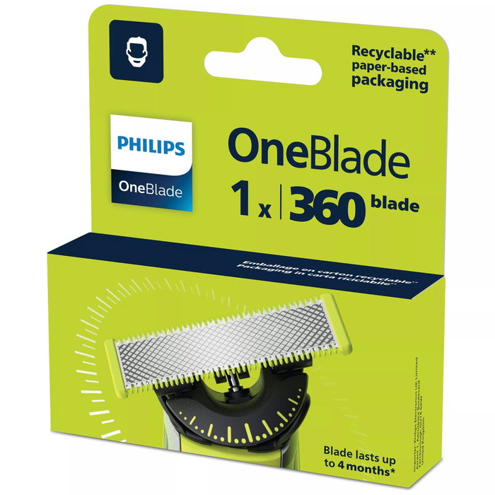 Philips Cuchillas de repuesto QP410/50 Negro, verde Philips Cuchillas de repuesto QP410/50 Negro, verde