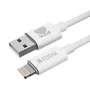 Kodak 30425996 Cable USB A a Lightning 1 metro (1 m) Blanco para iPhone / iPad, USB-A Macho a Lightning Macho, Alta Velocidad 480 Mbps, Carga y Sincronización