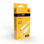 Kodak 30425842 Cable Adaptador de Audio de 3.5mm a Lightning, 0.1m (11cm), Conectores Derechos, Blanco