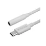 Kodak C Cable Auxiliar 3.5mm Jack Macho a USB Tipo C Hembra 11 cm Blanco