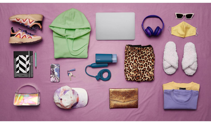 Philips Vaporera de Mano Serie 3000 STH3000/20, 1000W, Compacta y Plegable, 100 ml, Lista en 30 s, Azul Reno Blue, Elimina el 99,9% de Bacterias