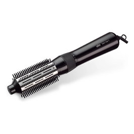 Braun AS330 Cepillo de Aire Caliente Satin Hair 3 - Negro, 400 W, Alisado y Rizado, Para Todo Tipo de Cabello Largo y Medio Seco o Mojado
