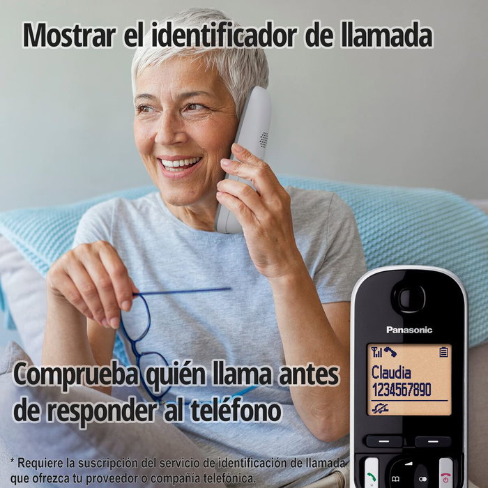 Panasonic KX-TGC250SPS Teléfono inalámbrico plata Panasonic KX-TGC250SPS Teléfono inalámbrico plata
