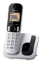 Panasonic KX-TGC250SPS - Teléfono Inalámbrico DECT para Escritorio, con Bloqueo de Llamadas, Identificador de Llamadas, Altavoz y Pantalla LCD - Negro/Gris