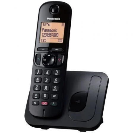 Panasonic KX-TGC250SPB Teléfono fijo inalámbrico DECT 6.0, contestador, identificador de llamadas, negro Panasonic KX-TGC250SPB Teléfono fijo inalámbrico DECT 6.0, contestador, identificador de llamadas, negro