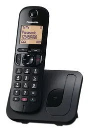 Teléfono Inalámbrico Panasonic Negro 1,6"