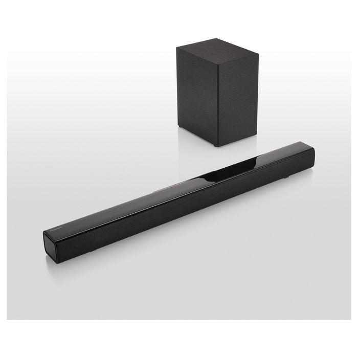 Panasonic Soundbar SC-HTB150EGK 2.1 Canales 100 W con Subwoofer Inalámbrico, Bluetooth 5.0, 1x HDMI ARC, Negro - Modelo SC-HTB150