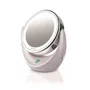 ESPEJO DE MAQUILLAJE DAGA EF-50 - 2 SUPERFICIES (NORMAL/5 AUMENTOS) - ILUMINACIÓN LED - 3*AA