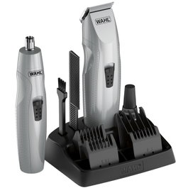 Wahl Cortabarbas y Recortadora de Nariz y Orejas Mustache & Beard