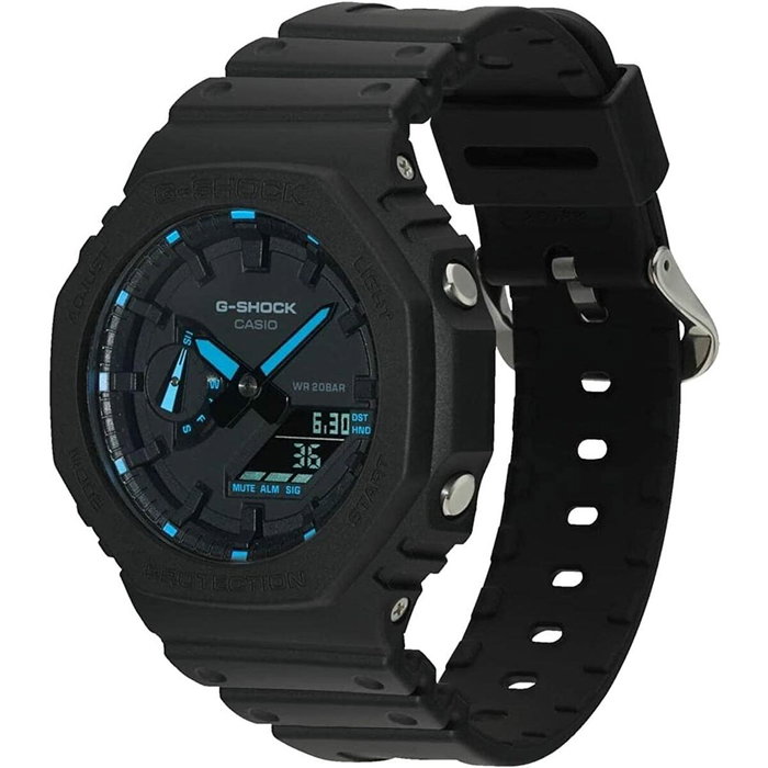 Casio G-Shock GA-2100-1A2ER Negro y Azul
