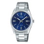 Casio MTP-1302PD-2AV con esfera azul y correa de acero inoxidable