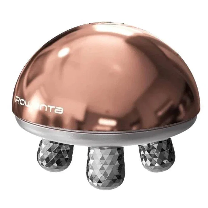 Rowenta CV6602ES Secador de Pelo Volumizer 3D Volume Booster con Motor Híbrido 2400W Masajeador Facial Antiedad Blanco