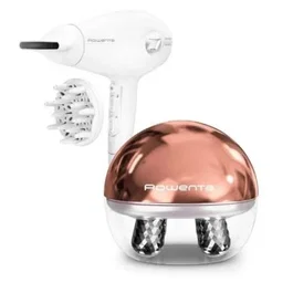 Rowenta CV6602ES Secador de pelo con masajeador facial 2400W Blanco
