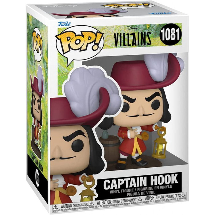 Funko POP! Disney Villains Captain Hook Figura de Vinilo Funko POP! Disney Villains Captain Hook Figura de Vinilo
