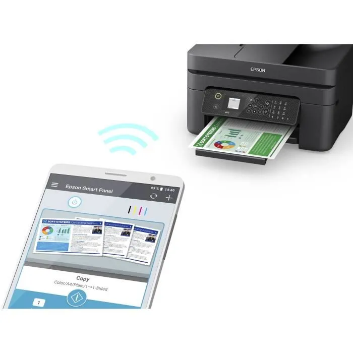 Epson WorkForce WF-2930DWF Multifunción Inyección de Tinta Negra Epson WorkForce WF-2930DWF Multifunción Inyección de Tinta Negra