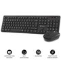 Subblim Combo Business Slim Silencioso Inalámbrico 2.4G Negro CSSW10
