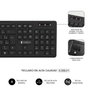 Subblim Combo Business Slim Silencioso Inalámbrico 2.4G Negro CSSW10