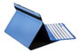 SILVER HT Funda Tablet Universal 9-11 con Teclado Bluetooth Gripcase Azul