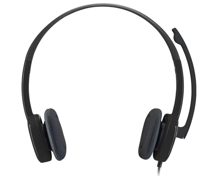 Logitech Stereo Headset H151 Negro con Micrófono de Cancelación de Ruido