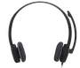 Logitech Stereo Headset H151 Negro con Micrófono de Cancelación de Ruido