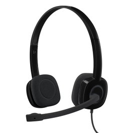 Logitech H151 Auriculares con Micrófono Negro