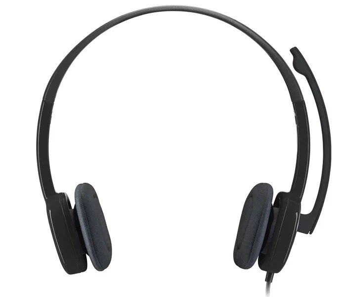 Logitech Stereo Headset H151 Negro con Micrófono de Cancelación de Ruido
