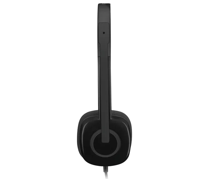 Logitech Stereo Headset H151 Negro con Micrófono de Cancelación de Ruido