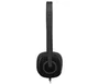 Logitech Stereo Headset H151 Negro con Micrófono de Cancelación de Ruido