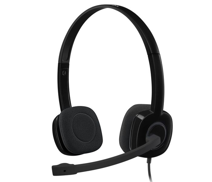 Logitech H151 Auriculares Estéreo con Micrófono con Cancelación de Ruido y Controles en Línea para Llamadas Claras