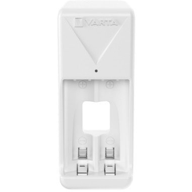 Varta Cargador Mini para Pilas NiMH AA/AAA con 2 Pilas AAA 800 mAh Incluidas