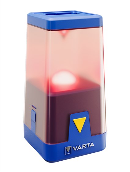 Varta Linterna de Camping L20 17666101111 LED Exterior, Lámpara Portátil Resistente al Agua IPX4, Modos de Color
