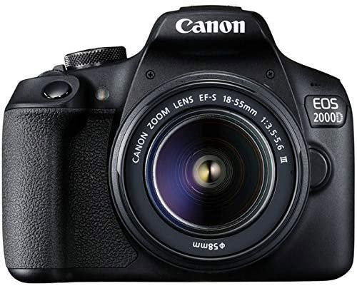 Canon EOS 2000D con objetivo EF-S 18-55mm f/3.5-5.6 III Negro