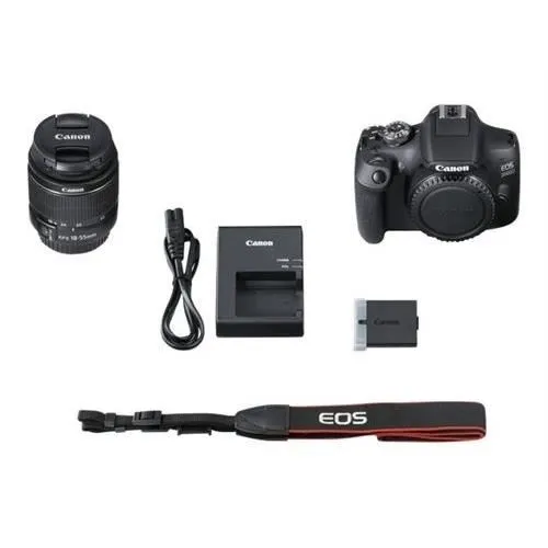 Canon EOS 2000D con objetivo EF-S 18-55mm f/3.5-5.6 III Negro