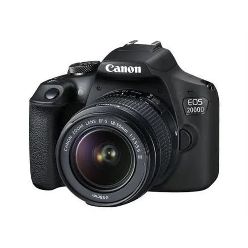 Canon EOS 2000D con objetivo EF-S 18-55mm f/3.5-5.6 III Negro