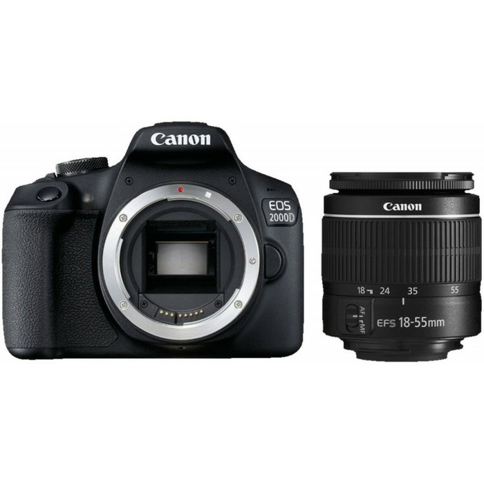 Canon EOS 2000D con objetivo EF-S 18-55mm f/3.5-5.6 III Negro